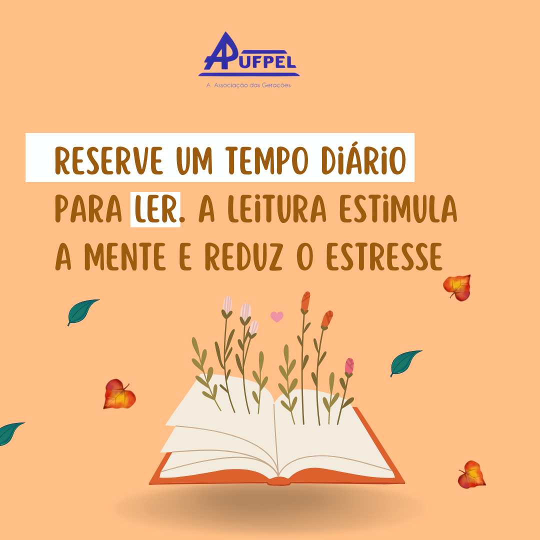 Reserve um tempo diário para ler - APUFPEL