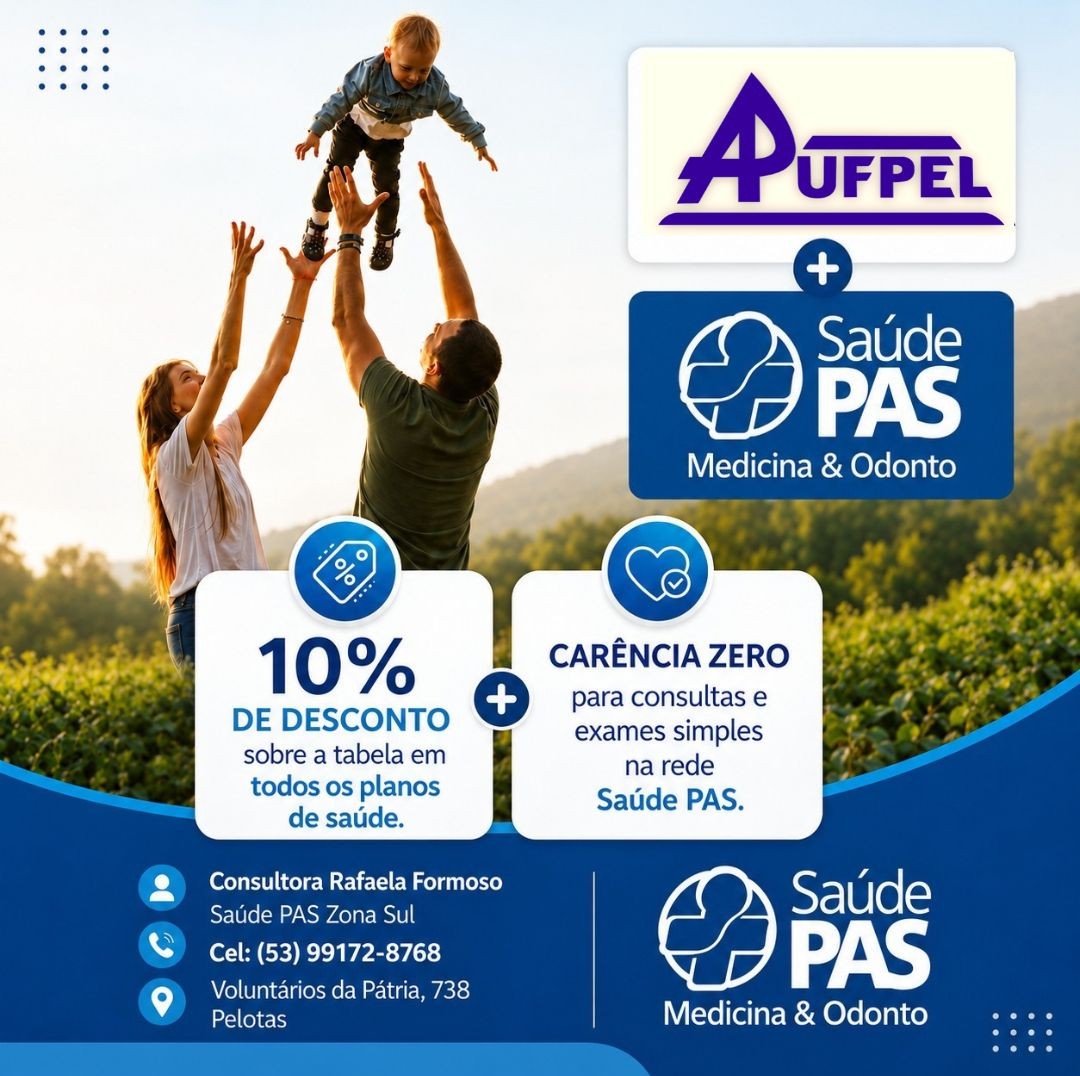 Mais proteção e cuidados para você e toda a sua família!  - APUFPEL