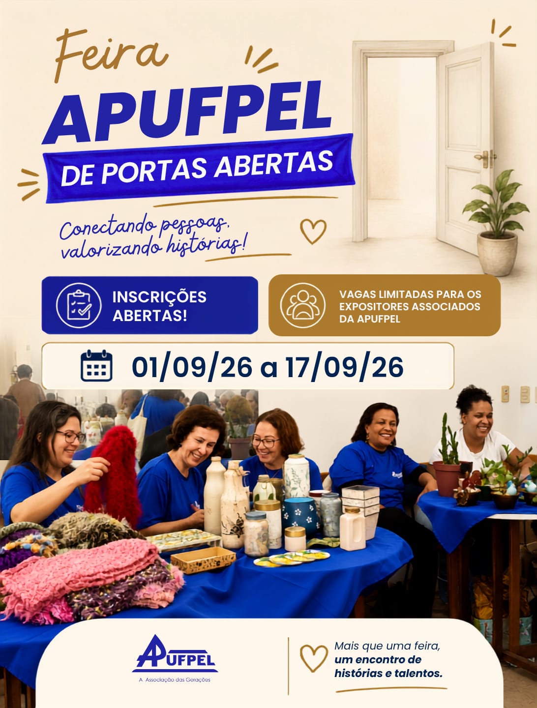 Feira APUFPEL de Portas Abertas: inscrições abertas - APUFPEL