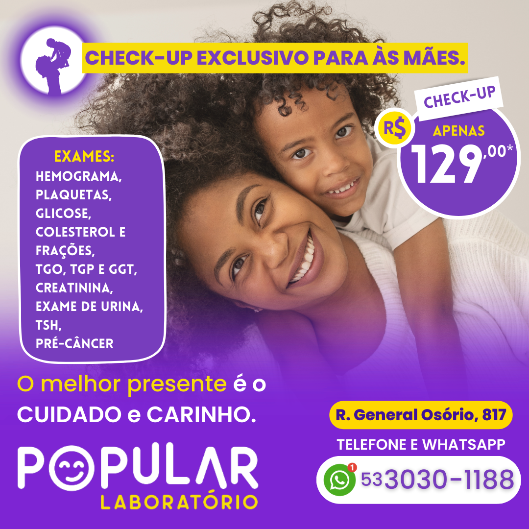 Mês das Mães - Popular Laboratório - APUFPEL