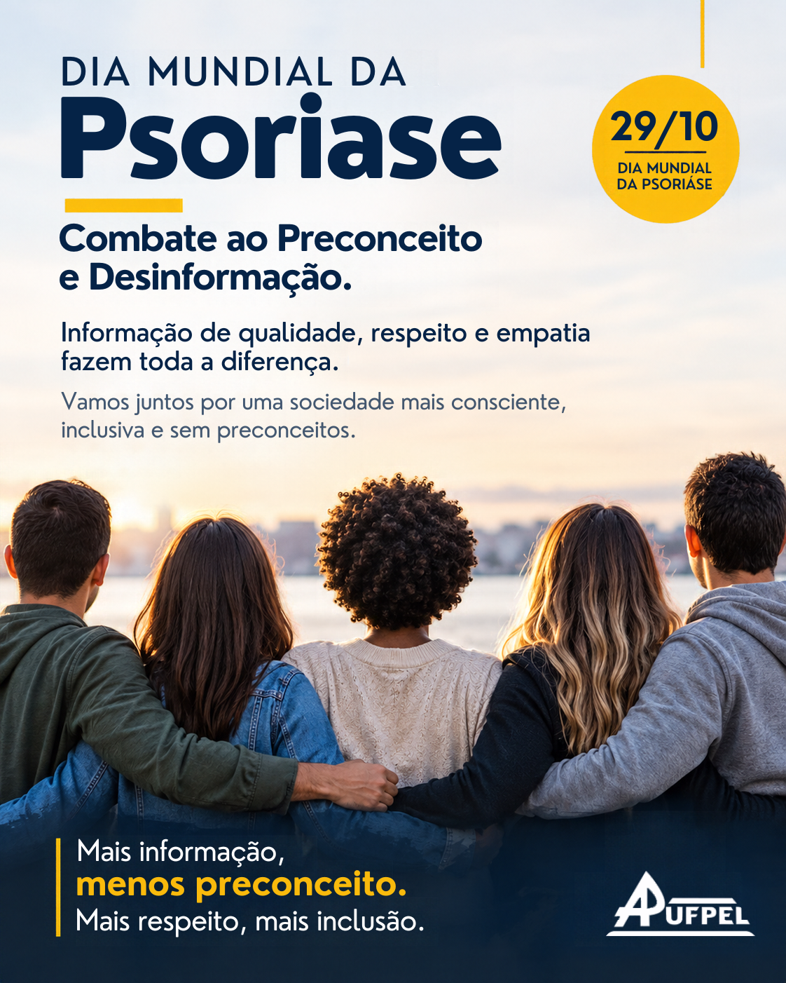 29 de outubro | Dia Mundial da Psoríase: Combate ao Preconceito e à Desinformação - APUFPEL