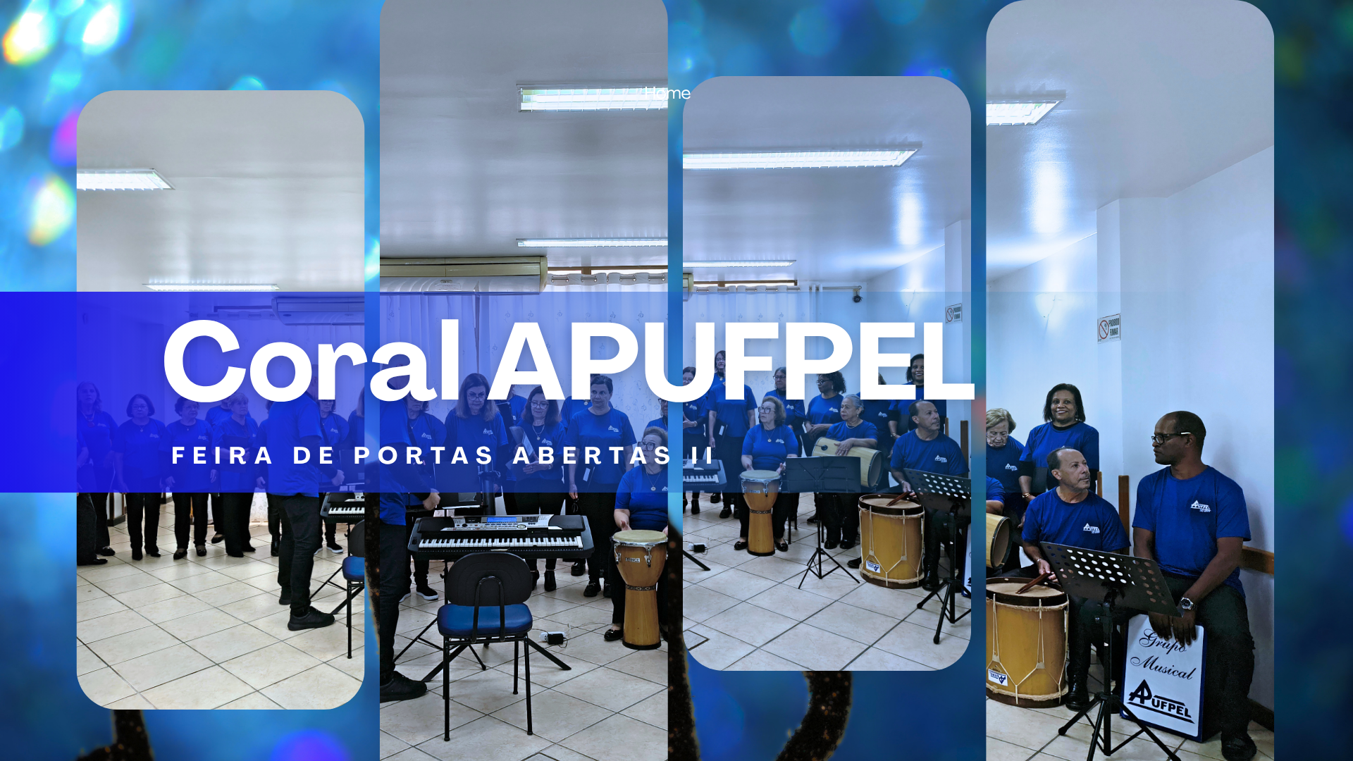 Confira a apresentação completa do Coral da APUFPel na II Feira de Portas Abertas - APUFPEL