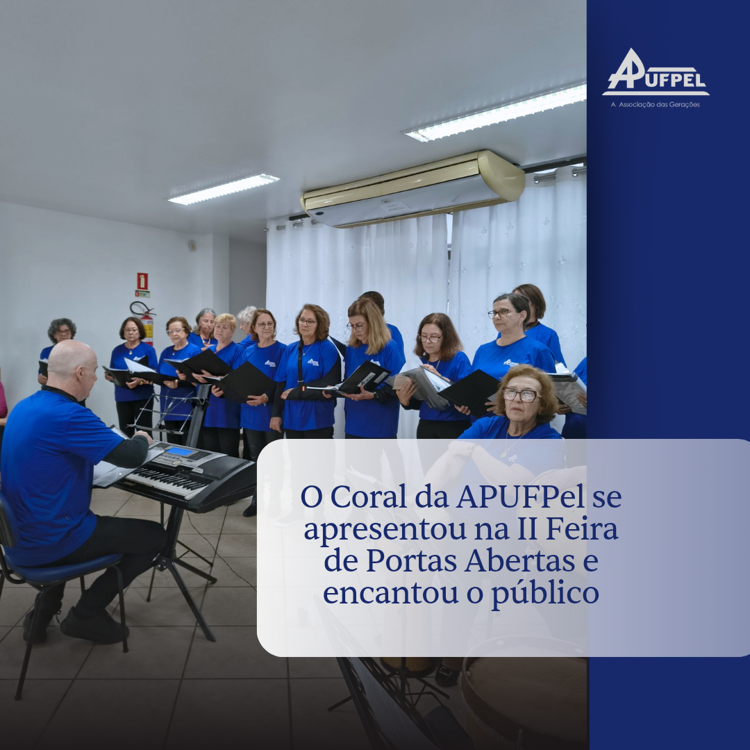 Coral da APUFPel emociona público na II Feira de Portas Abertas - APUFPEL