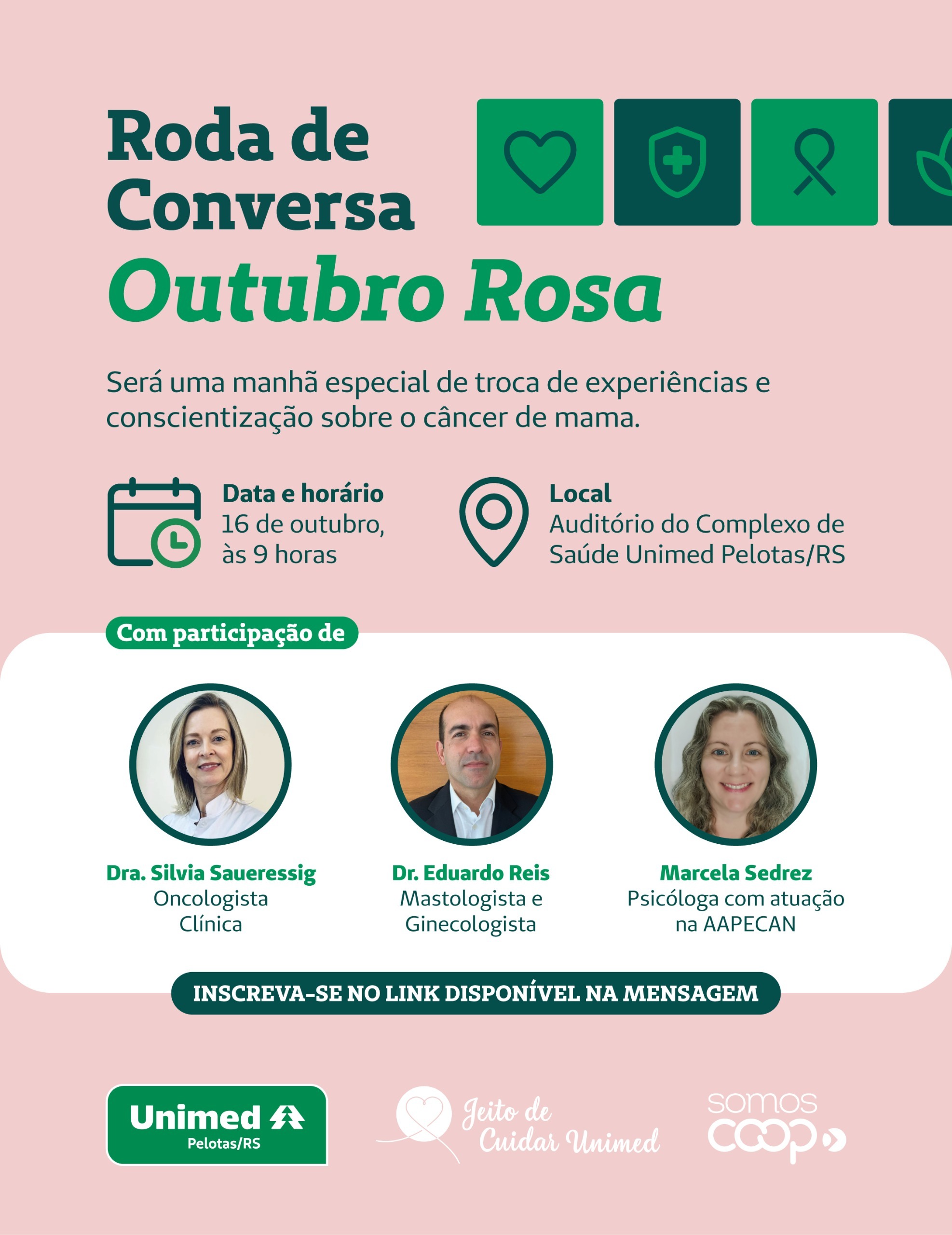Roda de conversa Outubro Rosa - APUFPEL