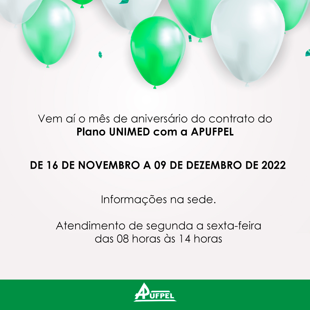 Aniversário Plano Unimed com a Apufpel - APUFPEL