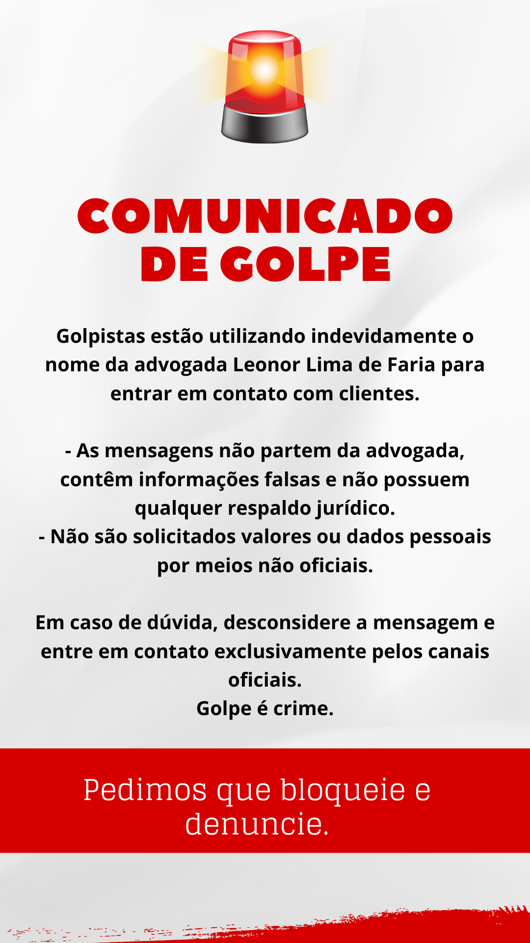 ATENÇÃO – ALERTA DE GOLPE - APUFPEL