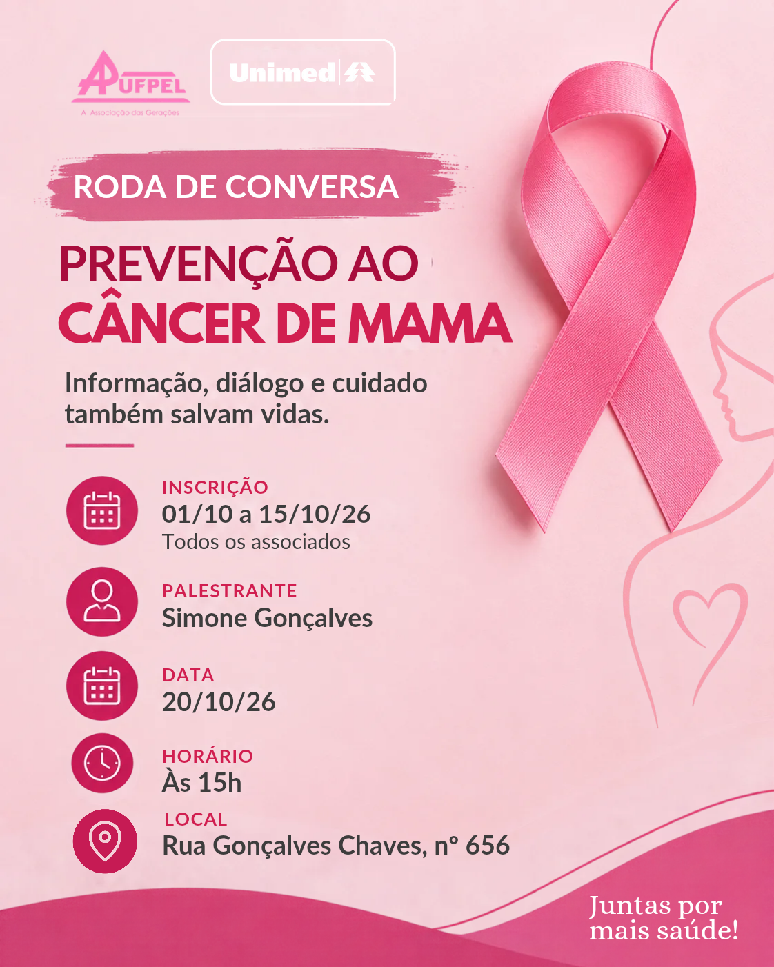Roda de Conversa: Prevenção ao Câncer de Mama - APUFPEL