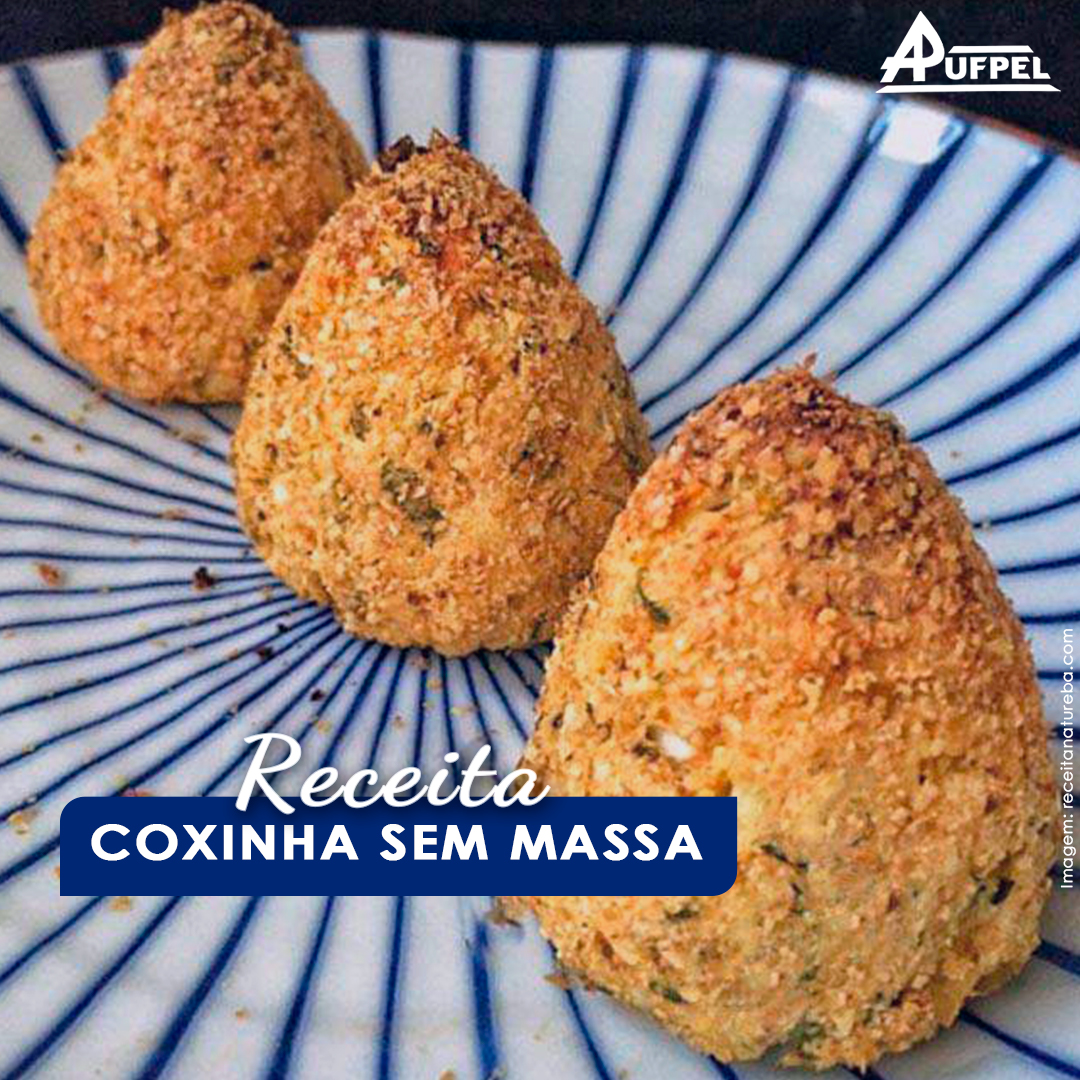Receita coxinha sem massa - APUFPEL